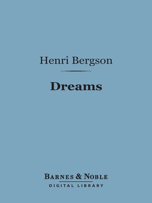 cover image of Dreams (Barnes & Noble Digital Library)
